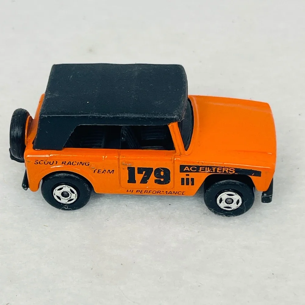 Matchbox Superfast Field Car No 18 Lesney Scout Racing Team 179 Orange England